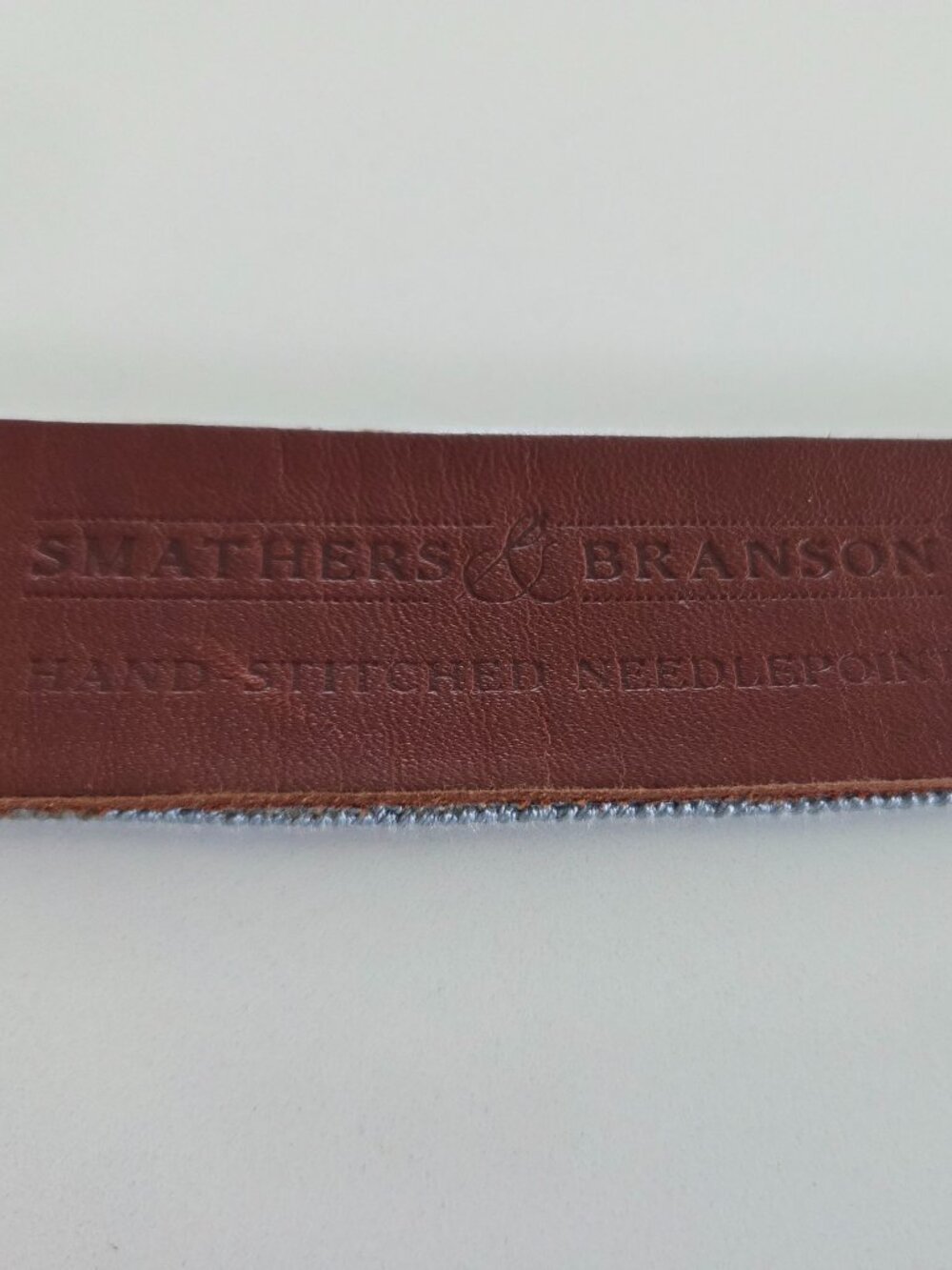 Smathers & Branson Needlepoint Belt 38 - Picture 4 of 7